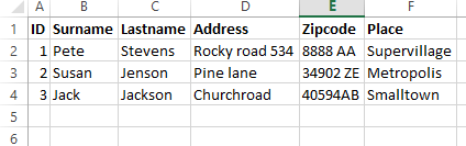 Excel to SQL converter